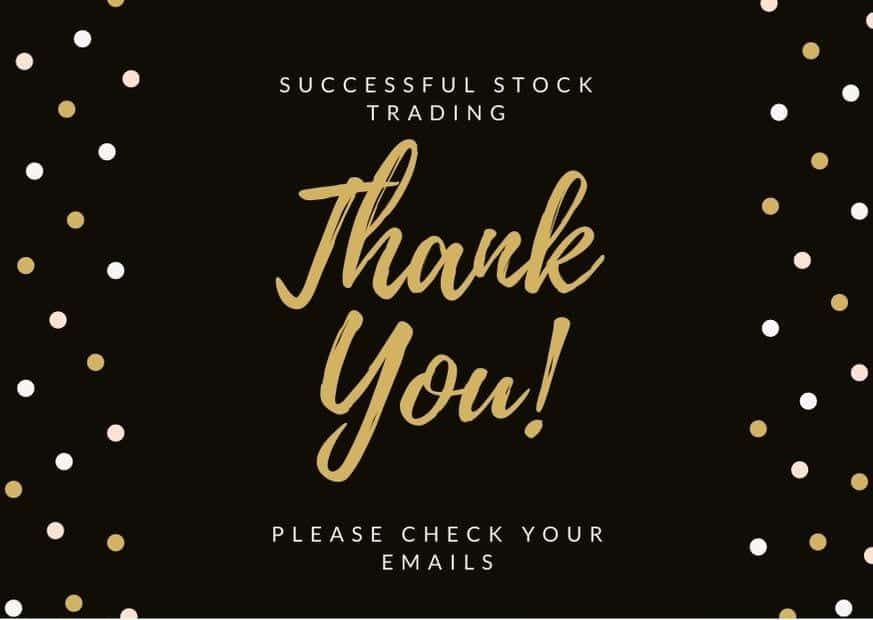 Successful stock trading ebook - thanks